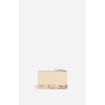 Petite Pochette Zippée En Toile & Sequins