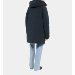 Parka À Capuche Bleu Marine Homme