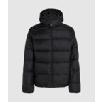 JACQUARD PUFFER WITH HOOD