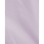 Chemise col italien en façonné uni rose