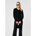 Pull Promesse-Noir en Polyester