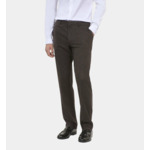 Pantalon Large À Rayures Marron Homme