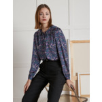BLOUSE COL IMPRIMEE