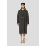 Manteau Milo-Gris Chine en Laine Vierge