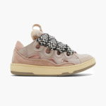 Lanvin Leather Curb Sneaker Pink