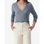 Pull Col V En Dentelle Haby