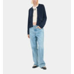 Cardigan En Laine Bleu Marine Femme