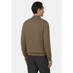 Pull Demi Zip En Maille De Laine Mérinos