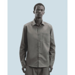 Chemise Manches Longues Uni Broderie