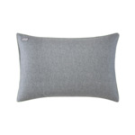 Kenzo - Taie d'oreiller en satin gris, K Ikat