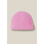 Bonnet côtelé cachemire broderie CP