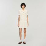 Robe courte en dentelle