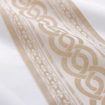 Yves Delorme - Drap plat en satin blanc, Joyau