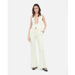 Gilet Écru Avec Dentelle Femme
