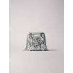 Sac M mini en sequins argents