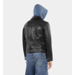 Blouson En Cuir Noir Homme