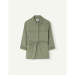 Veste Berenice en twill kaki