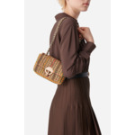 Petit Sac Moon Effet Tweed En Coton Et Laine