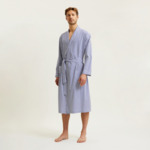 Laurence Tavernier - Peignoir long en popeline de coton, Ulysse
