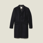 Manteau en laine et cachemire