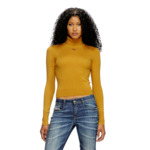 Pull à col roulé en laine et cachemire