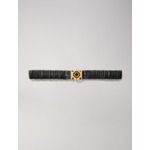 Ceinture en cuir élastique