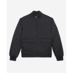 Bomber Bi Matire Satin Avec Details Reflective Femme