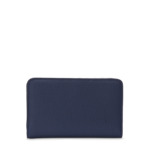 Ninon de Lancel - Portefeuille rectangulaire compact zippé - Moyen modèle - Bleu Petrole