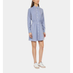 Robe Chemise Courte À Rayures Femme