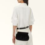 FURLA NUVOLA MINI CROSSBODY POUCH - VELVET SATIN
