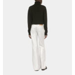 Jean Clouté Droit Argenté Femme