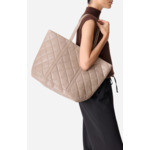 Cabas XL En Cuir Matelassé En Coton