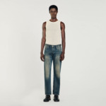 Jean regular délavé