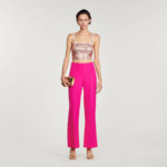 Pantalon de costume évasé