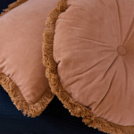 Desforges - Coussin en velours, Romulus