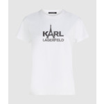 STACK PARIS FOIL PRINT T-SHIRT