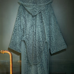 PEIGNOIR À CAPUCHE | Imaginaire - Bleu nuit