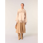 Manteau en double face à franges