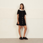 Robe courte en tweed