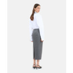 Jupe Crayon Mi-Longue À Rayures Femme