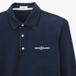 Maillot rugby 15 manches longues bleu foncé en coton