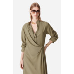 Robe Dolmen En Viscose Mélangée