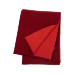 Yves Delorme - Plaid en laine polyamide gris, Verso