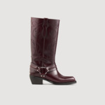 Bottes hautes à bouts carrés