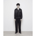 Blouson Bord Cotes A Boutons Pressions Et Details Brodes Homme