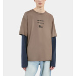 T-Shirt Manches Longues Kaki Homme