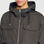 Parka militaire à capuche