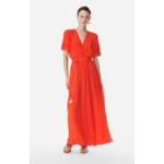 Robe Cidjie En Viscose Et Soie