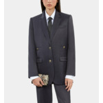 Veste Tailleur Bleu Marine Femme