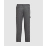 BRUSHED MELANGE CARGO PANTS